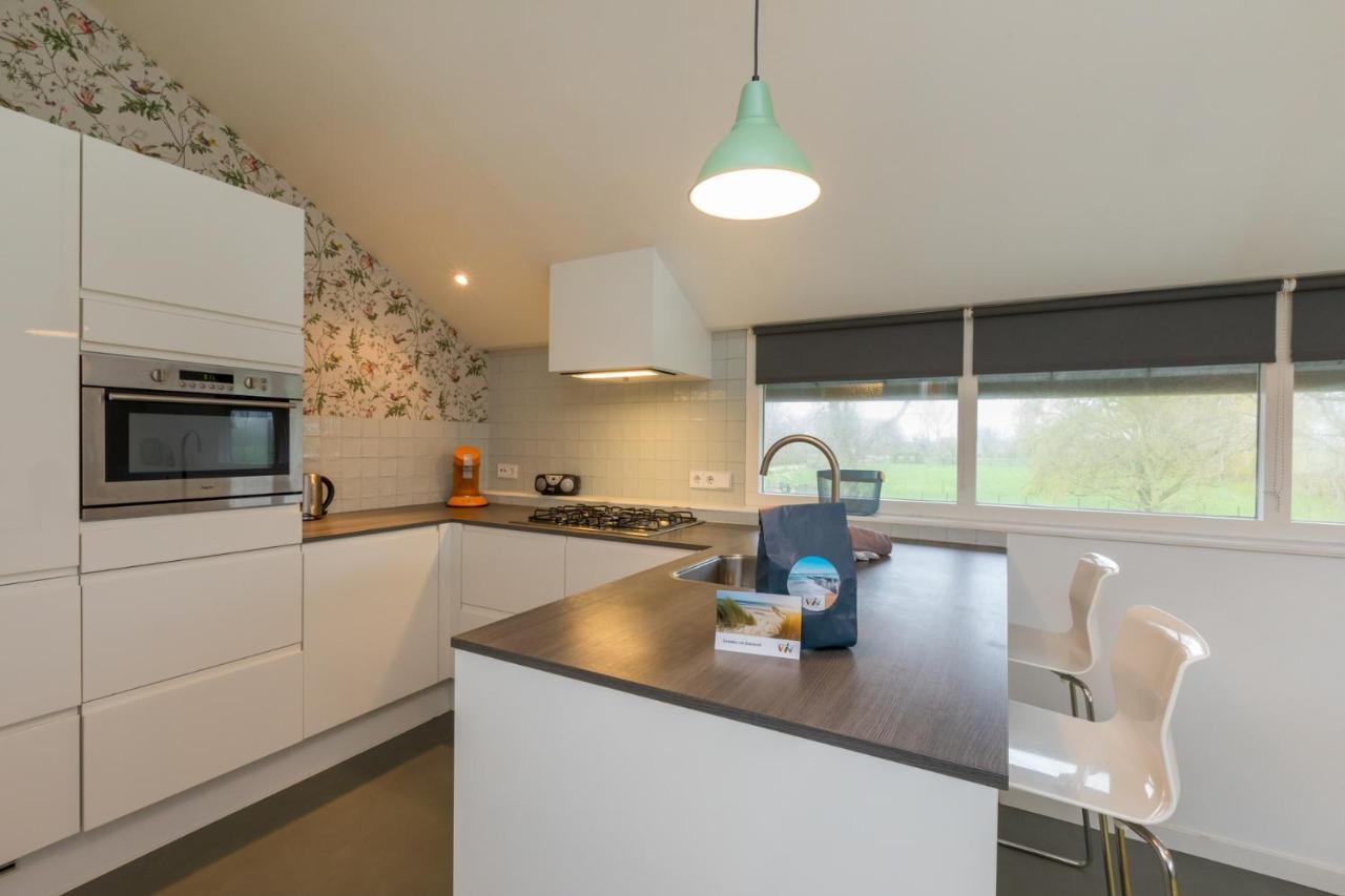 Bovenappartement Kon. Emmaweg 6, Vrouwenpolder Esterno foto